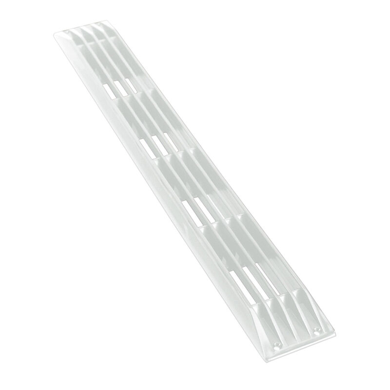 Plastic Zebra Louvered Vent, White image number 1